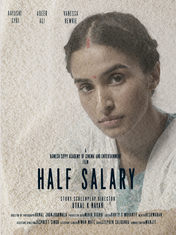 half salary poster